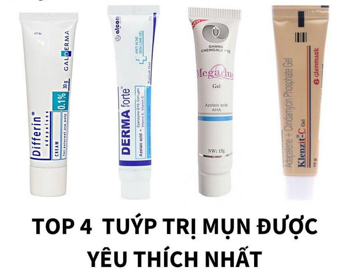 kem đặc trị mụn