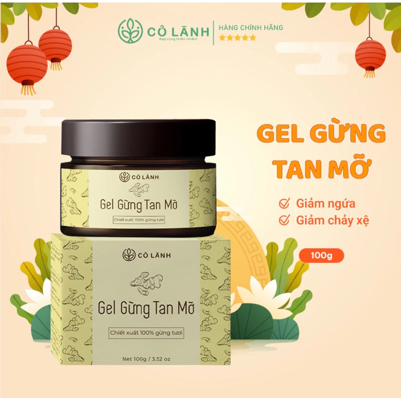 Gel Gừng tan mỡ Cỏ Lành