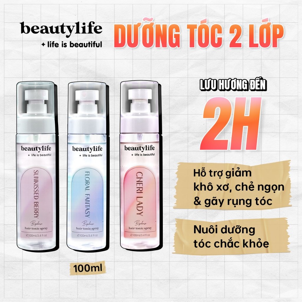 xịt dưỡng tóc beautylife