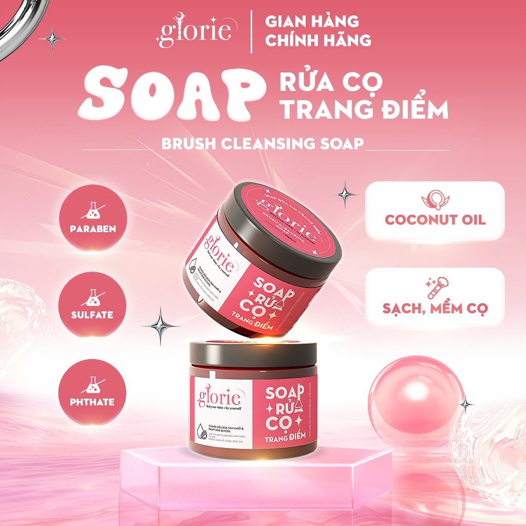 Sáp Rửa Cọ Trang Điểm Glorie