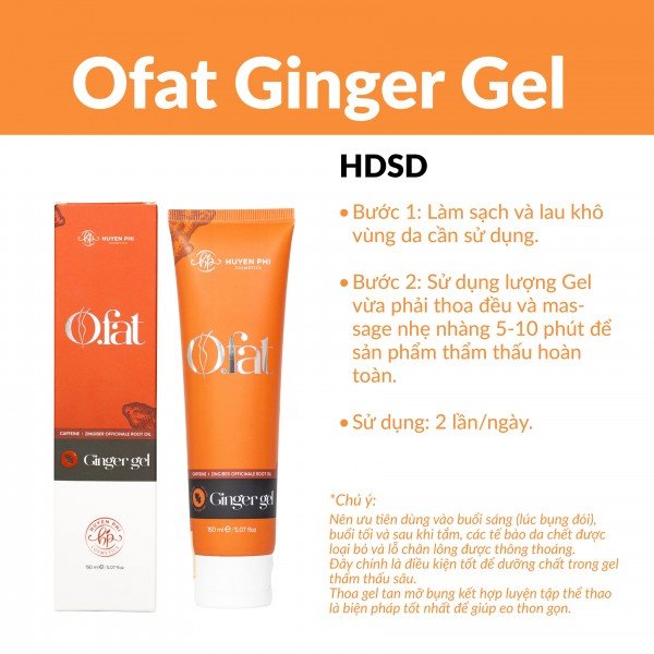 Kem Tan Mỡ Bụng Huyền Phi, Kem Tan Mỡ OFat Huyền Phi 150ml