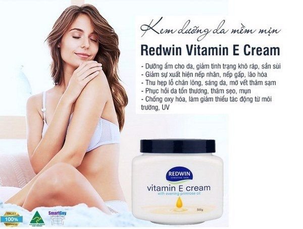 Kem Cấp Ẩm Phục Hồi Hương Hoa Anh Thảo Redwin Vitamin E Cream