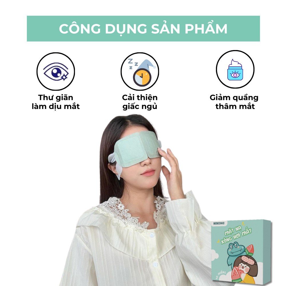 Mặt nạ xông hơi mắt nóng thư giản Nhật Bản