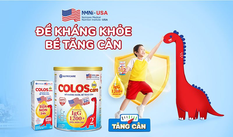 Sữa bột Nutricare Colos Care 0+1+2+