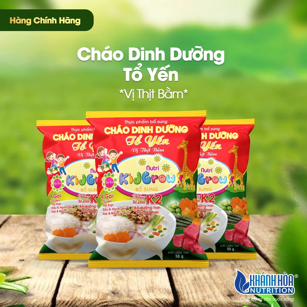 Cháo Yến Dinh Dưỡng - Khánh Hòa NutriFoods - Vị Thịt Bằm