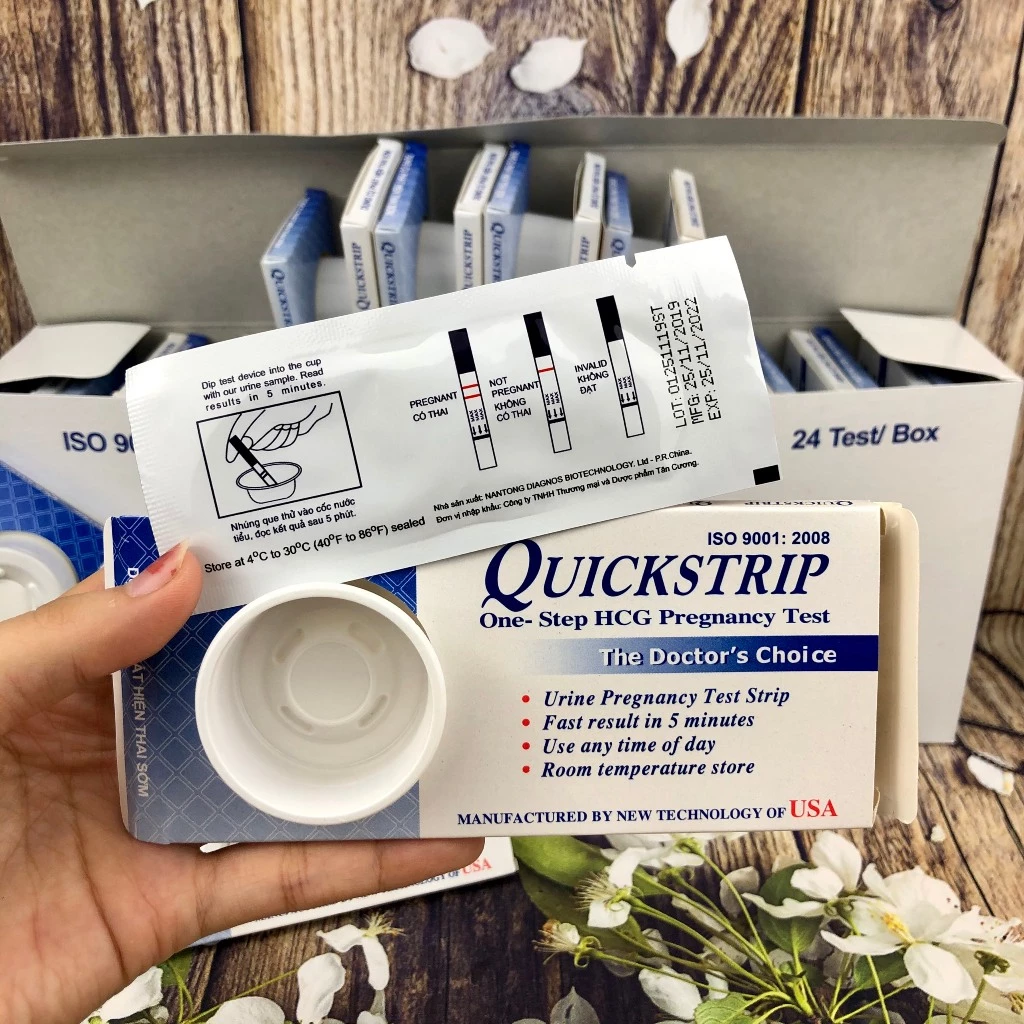 Que Thử Thai Quickstrip Phát Hiện Thai Sớm