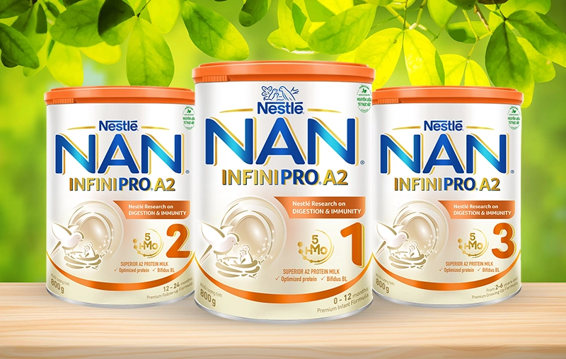 Sữa bột Nestlé NAN INFINIPRO A2 số 1,2,3