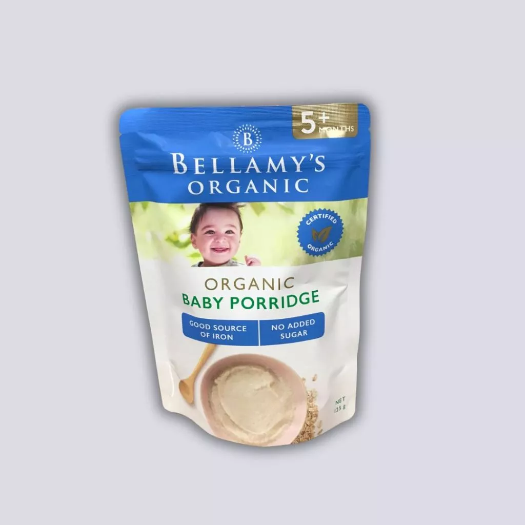 Bột ăn dặm Bellamy's Organic 125g sản phẩm hữu cơ cho bé