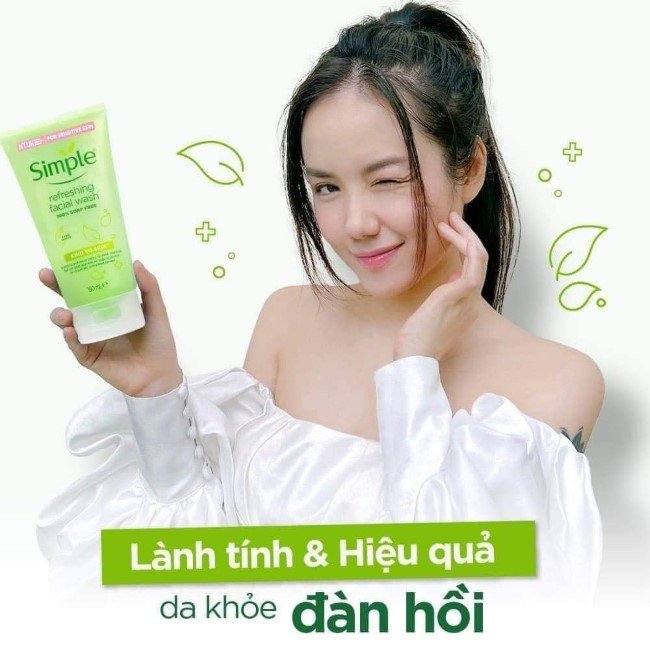 Sữa Rửa Mặt Simple Refreshing Facial Wash 150ml - Dịu Nhẹ Cho Da Dầu Mụn, Nhạy Cảm