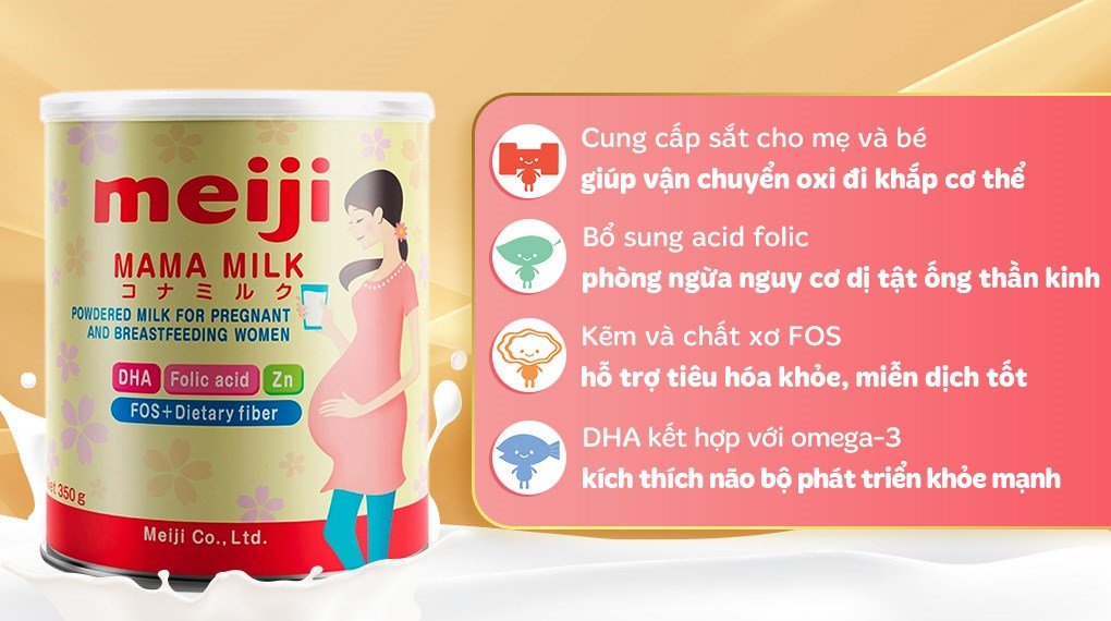 Sữa bầu Meiji Mama 350g Nhật Bản