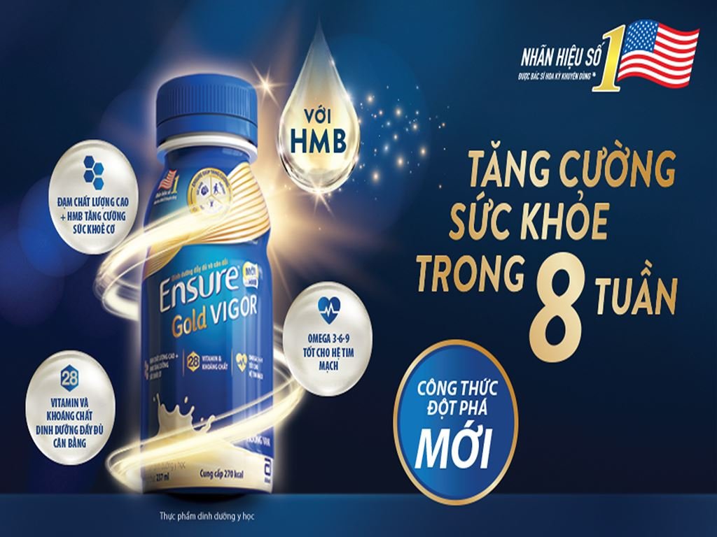 Sữa Ensure Gold Vani
