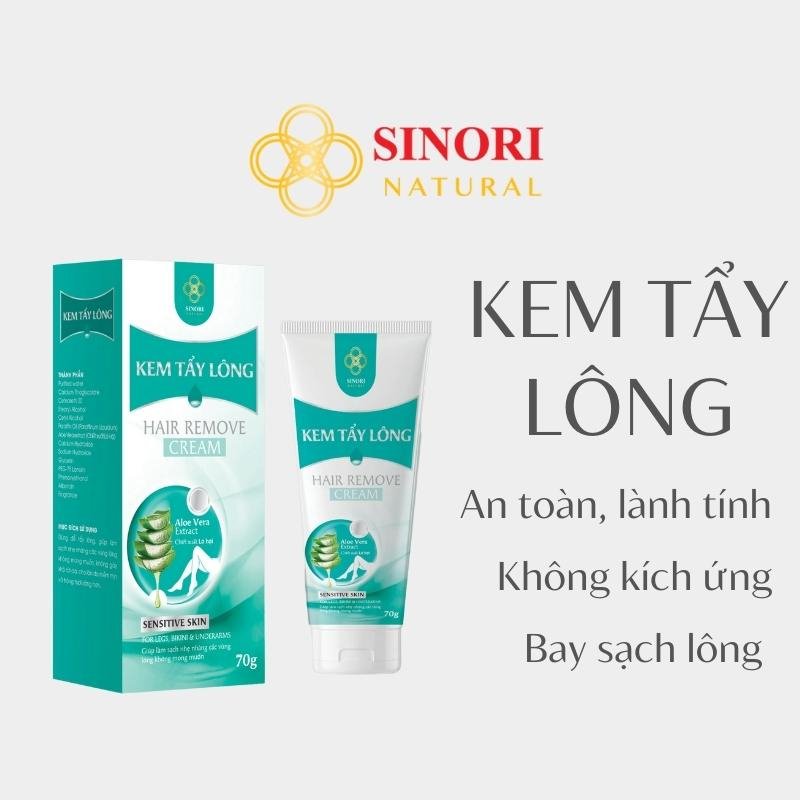 Kem Tẩy Lông Chiết Xuất Lô Hội SIONRI