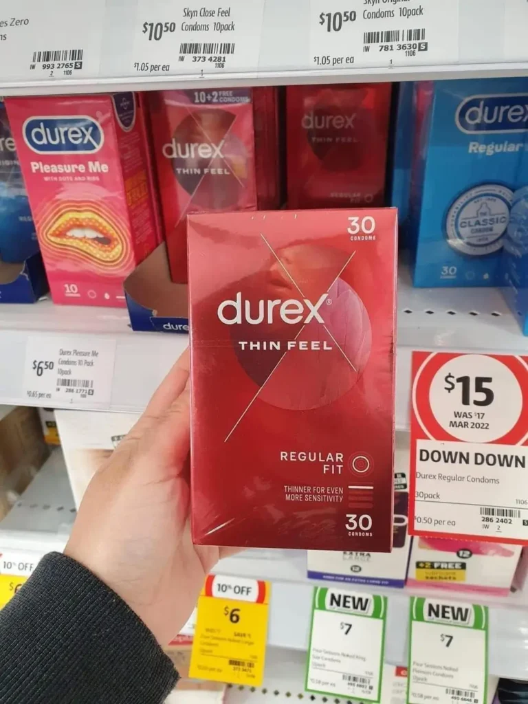 Hộp Bao cao su Durex 48 bao tùy chọn, durex pleasuremax performa invisible kingtex