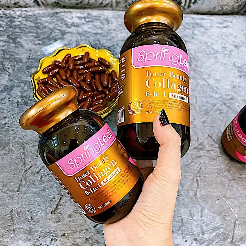 Viên uống Collagen 6 in 1 Spring Leaf