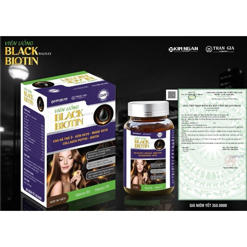 Viên Uống Mọc Tóc Black Biotin