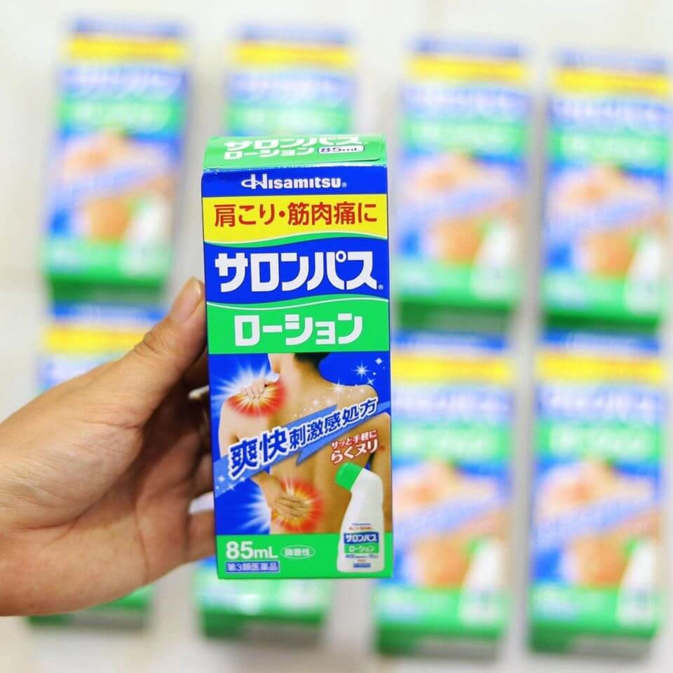 Dầu Nóng Xoa Bóp Salonpas Hisamitsu