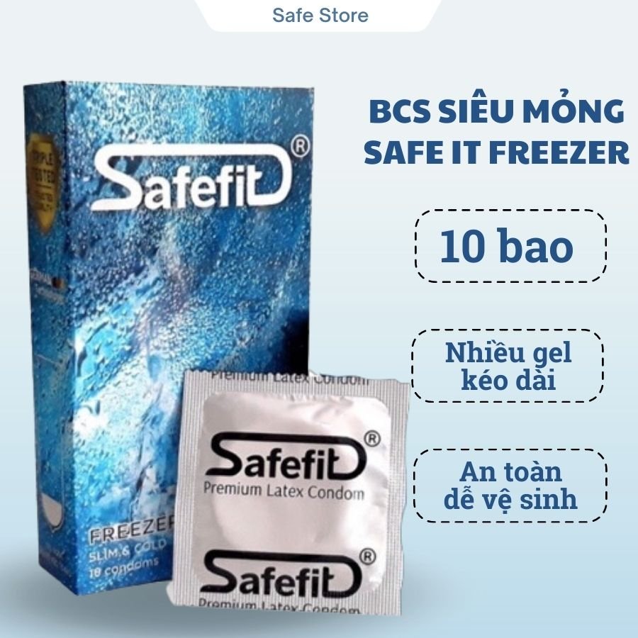 Bao Cao Su SAFEFIT PROLONG Kéo Dài Thời Gian Ôm Trọn