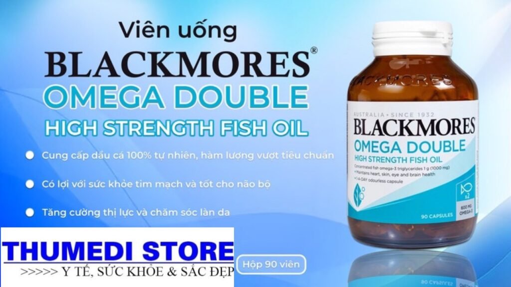 Viên uống Dầu cá Fish oil mini caps Odourless Blackmores của Úc Giúp Phát Triển Não Bộ Và Thị Lực