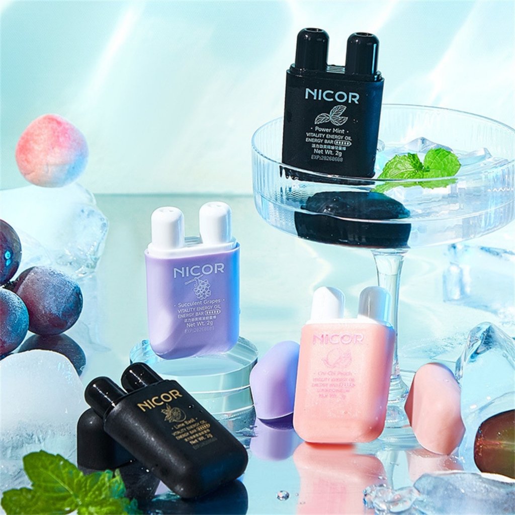 Hộp Thuốc Làm Sạch Mũi Nicor Làm Sạch Tinh Dầu Bạc Hà Cần Thiết Hai Lỗ Năng Lượng Mũi Ống Hít