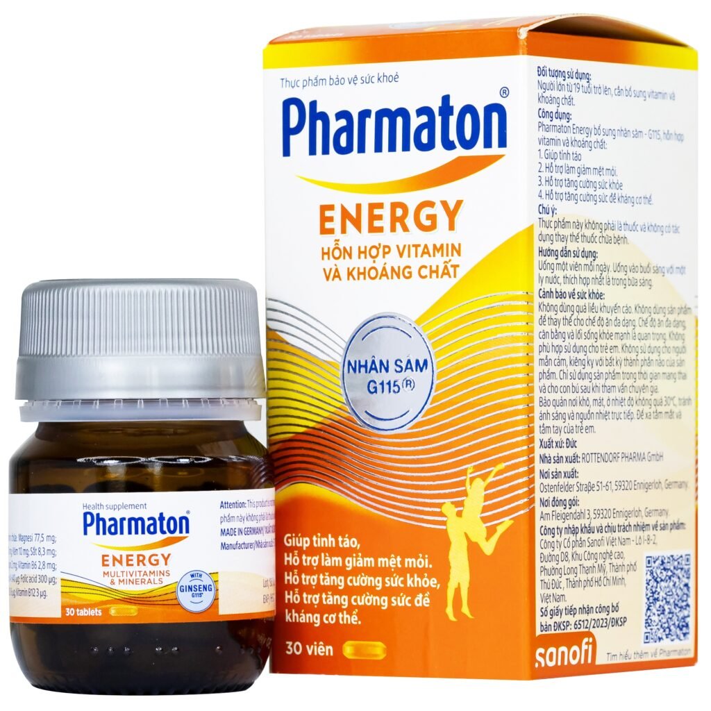 Pharmaton Pharmacity nhân sâm G115