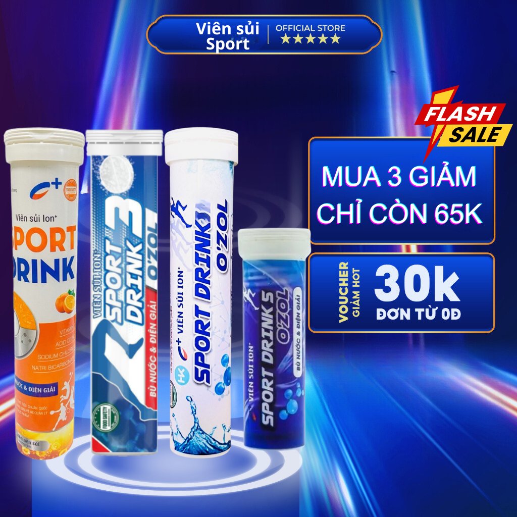 Viên Sủi Ion+ Sport