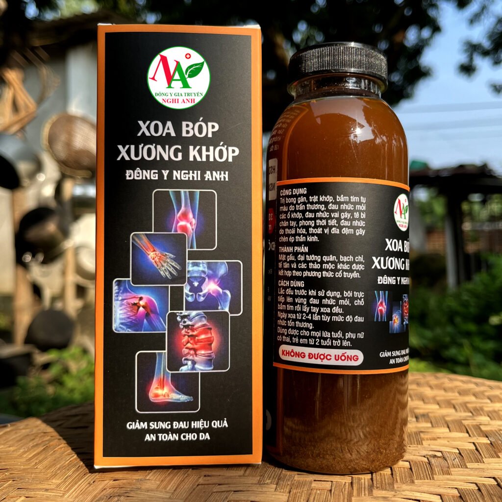 Thảo dược xương khớp Đông Y Nghi Anh trừ bong gân, trật khớp giảm đau nhức xương khớp