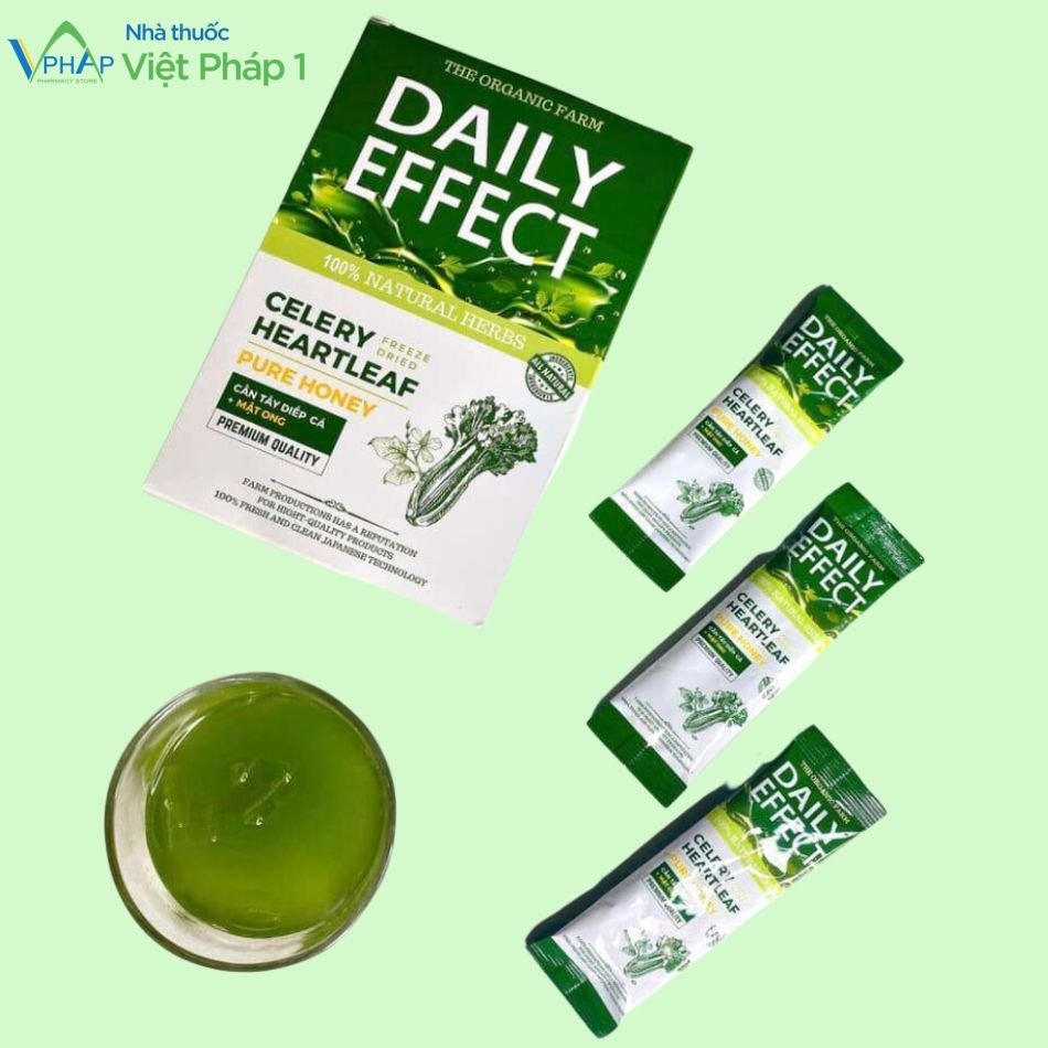 Nước uống ngừa mụn Detox Daily effect