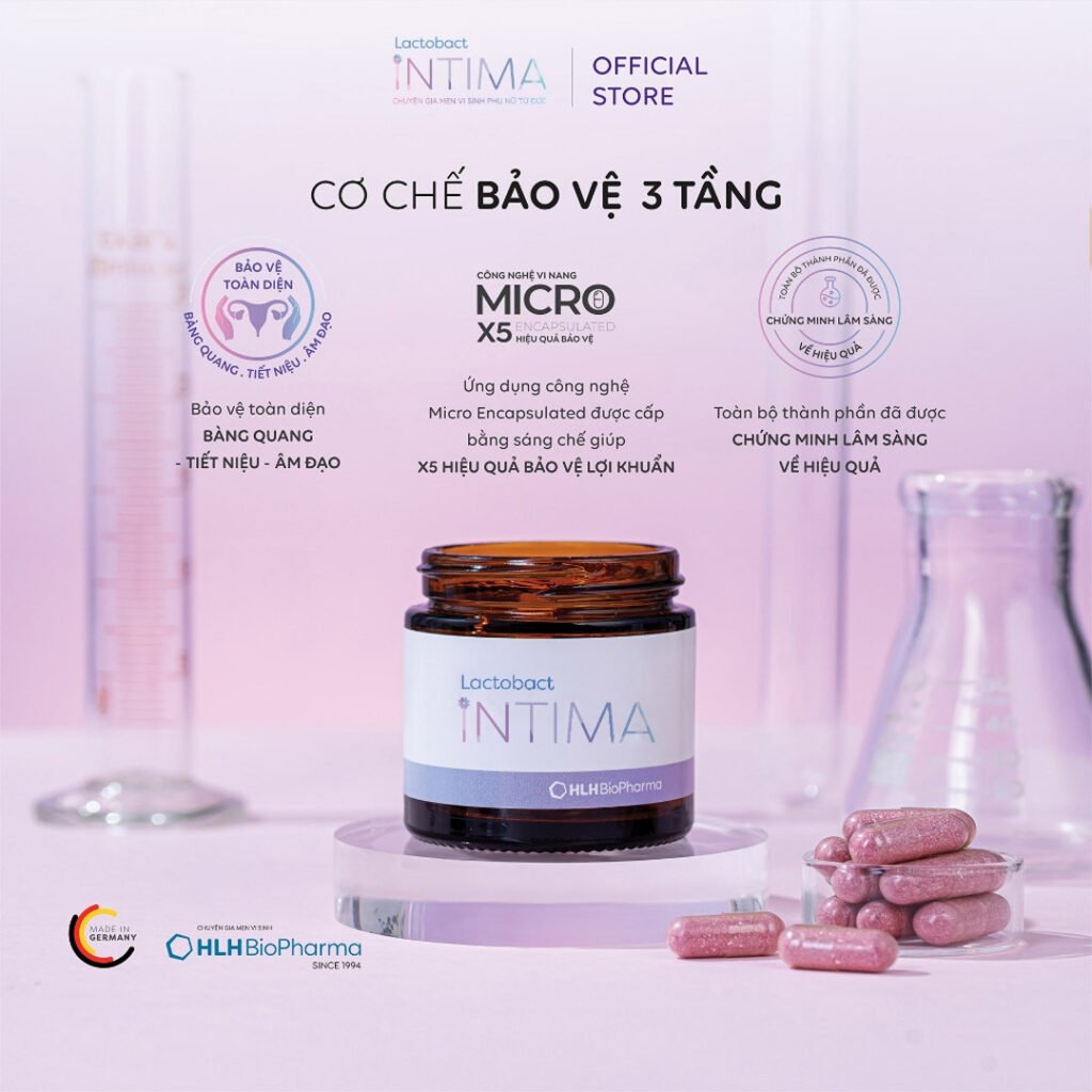 Men vi sinh phụ khoa Lactobact Intima