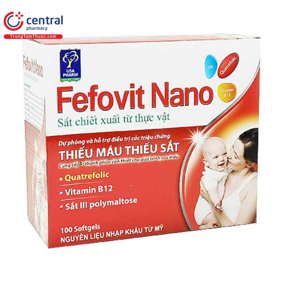 Viên uống bổ sung sắt Fevit Nano bổ máu, cải thiện tình trạng thiếu máu