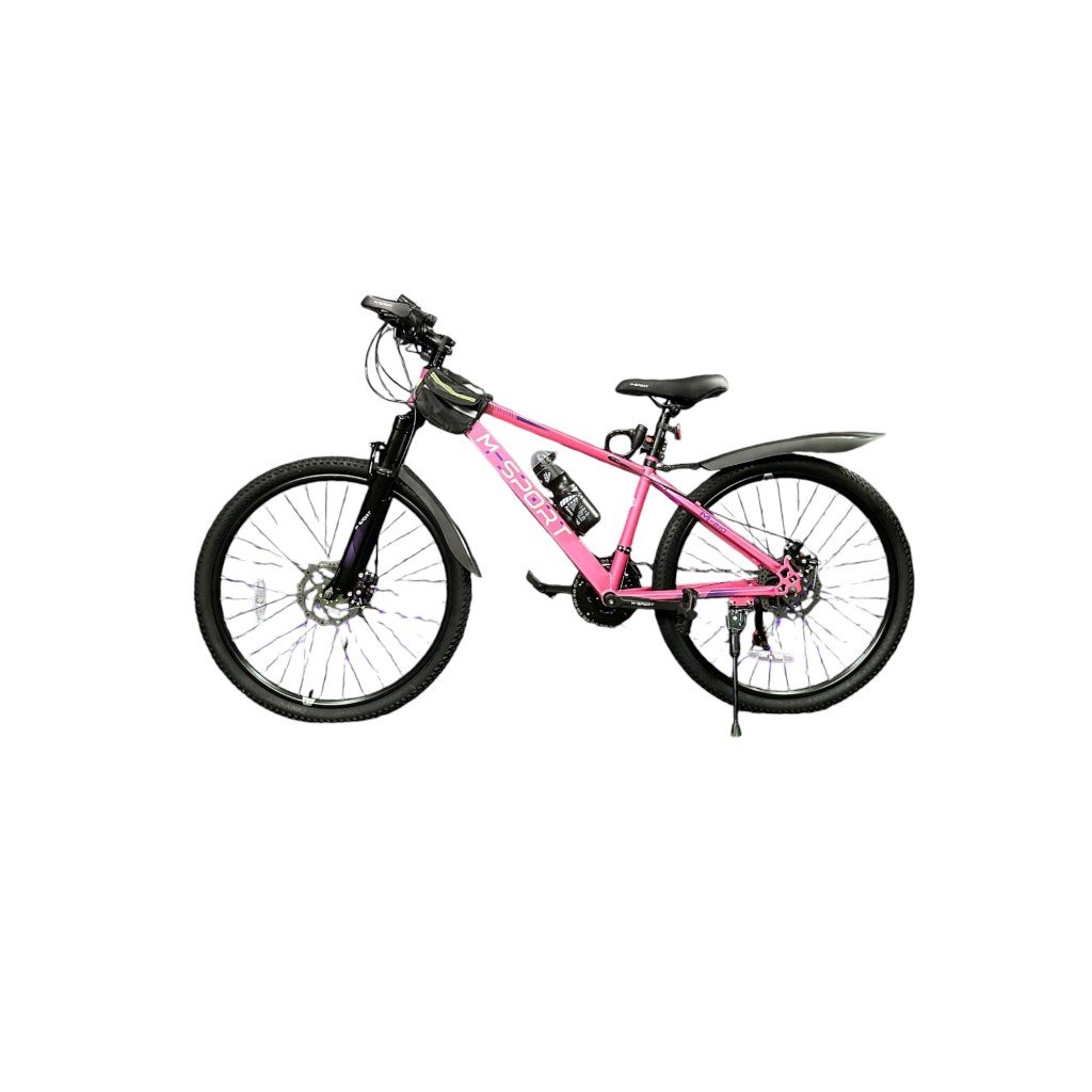 XE ĐẠP THỂ THAO MSPORT M210-1 BẢN 2025 KÈM BAGA SIZE 26 INCH 2 THẮNG ĐĨA 24 SPEED