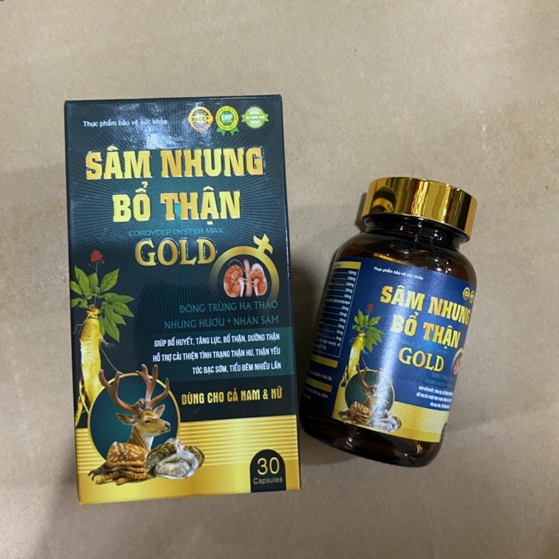 Sâm nhung Bổ thận Cordycep dành cho Nam và Nữ - Giảm chứng thận hư thận yếu
