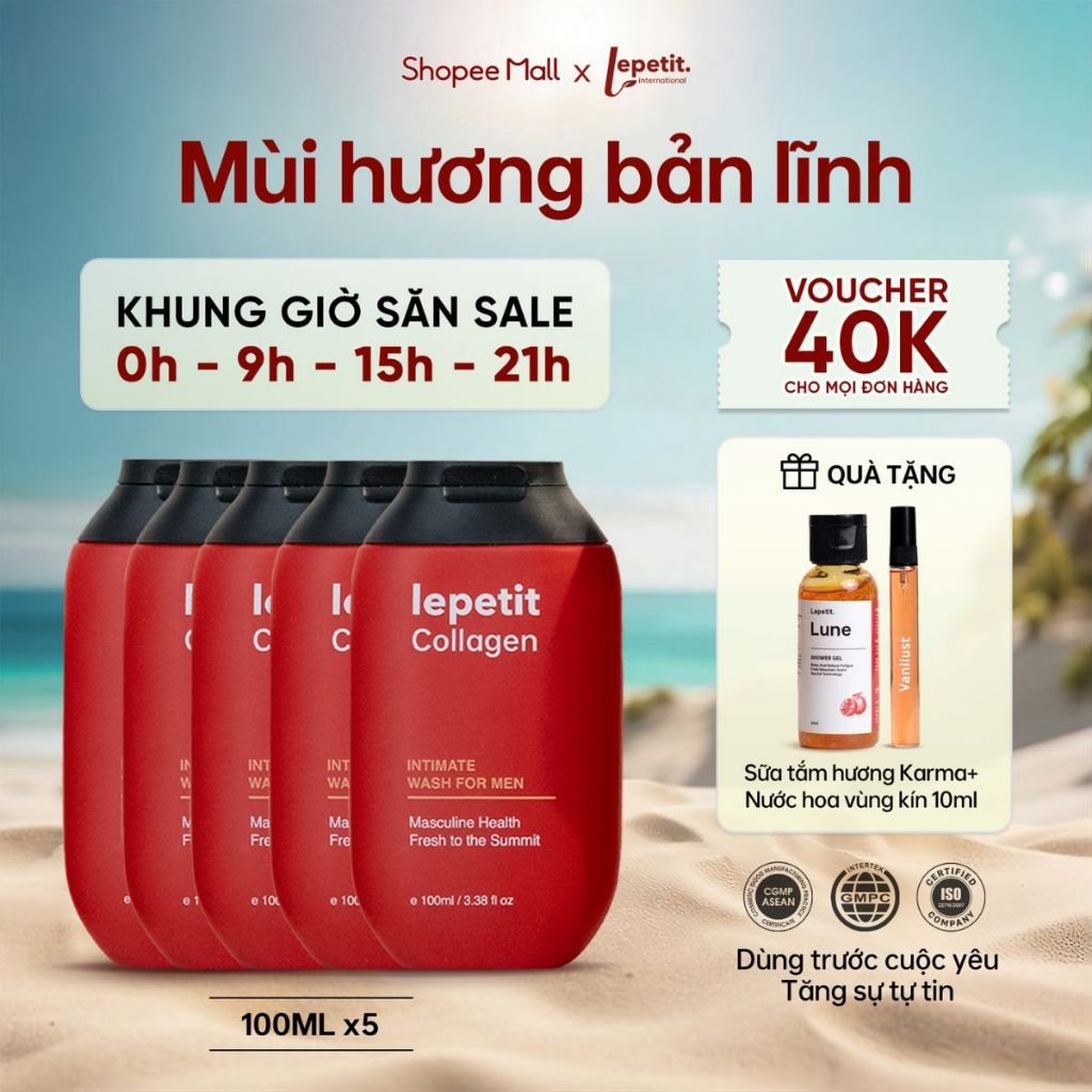 Dung dịch vệ sinh Lepetit Collagen