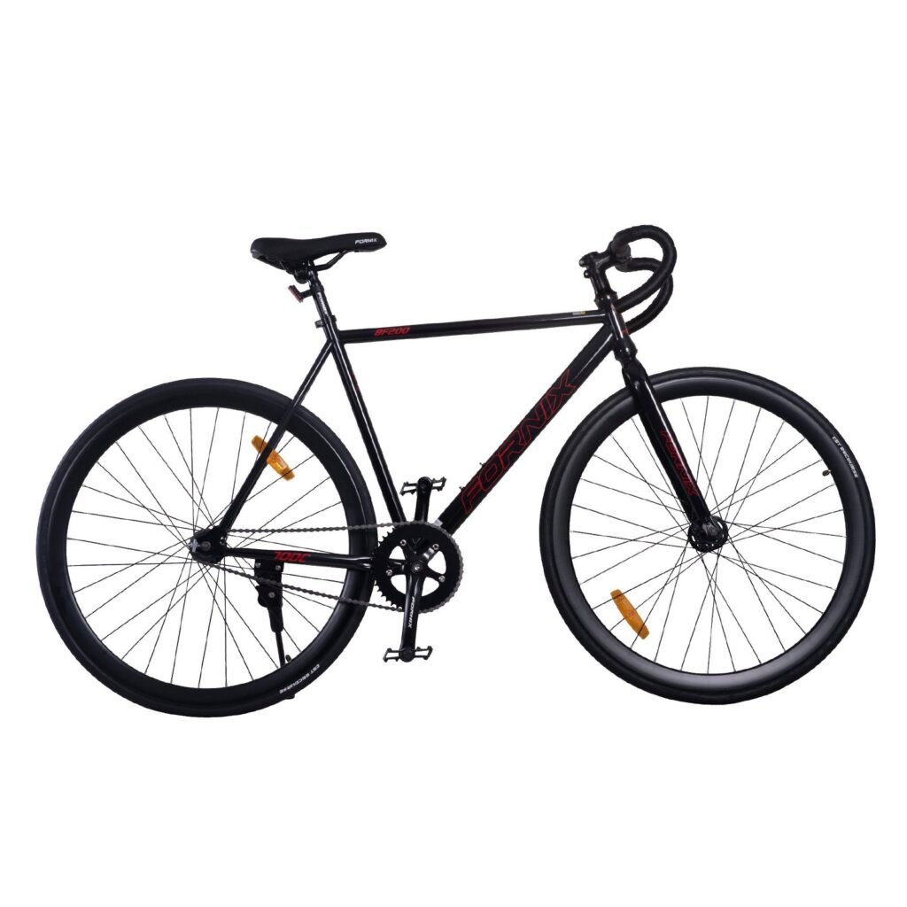Xe Đạp Thể Thao Fixed Gear & Single Khung Thép Tem Vành HED