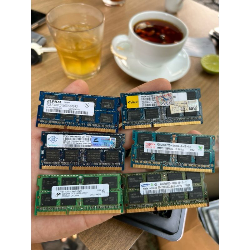 Ram Laptop ddr3 4gb bus 1333, 1600 sách tay đẹp 99% bảo hành 36 tháng

