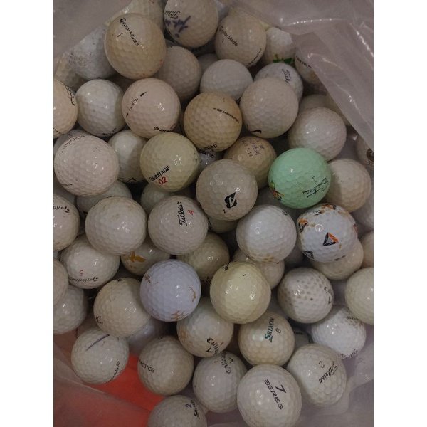 Combo 10 quả Bóng golf cũ đã qua sử dụng, bóng tổng hợp các thương hiệu 2-3-4 lớp