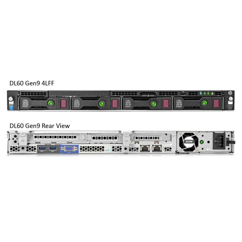 Máy chủ HP Proliant DL60 G9 DL160 G9 Dual socket 2011-3 hô trợ 2 CPU Xeon E5 V3 V4