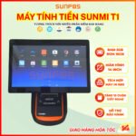 Máy Pos tích hợp in hóa đơn, in bill Sunmi T1 dùng KiotViet, Pos365, Posapp, Sapo,..bảo hành 6 tháng, MÀN HÌNH TÍNH TIỀN