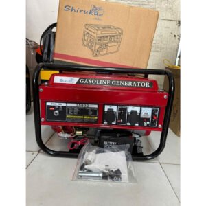 Máy phát điện SHIRUKU 3.5kw-5,5kw có đề, giật nổ, chạy êm, chạy được điều hòa, động cơ chuẩn lõi đồng