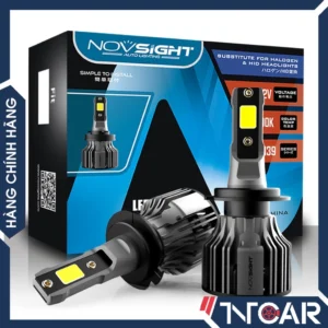 Đèn pha led cho ô tô / xe máy NovSight N39 chân H4 / H11 / H7 / H1 / H3 / HB3, as trắng, chỉ lắp chóa thường ko lắp bi