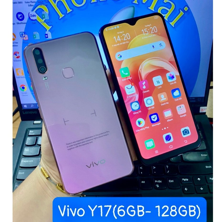 điện thoại Vivo Y17- 2Sim ram 6G/128G, Pin 5000mah, Camera sắc nét, Chiến Game Nặng mượt