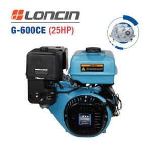 Động cơ nổ 25HP Loncin G-600CE |Máy nổ - Đầu nổ Loncin | Dung tích xy lanh 499cc | Động cơ OHV 4 thì (Tua chậm, có đề)