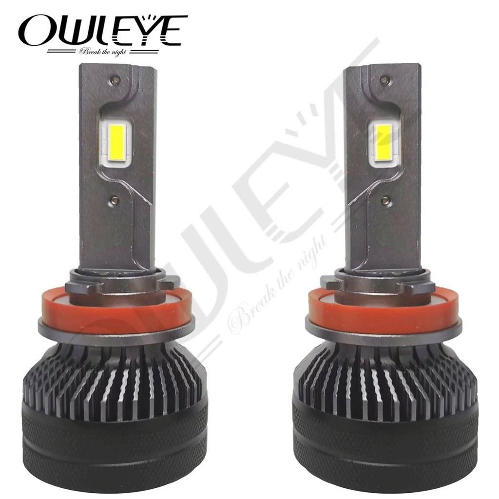 Bóng đèn led ô tô Owleye A4300 chân H4-9005-H11-H7, nhiệt màu nắng ấm 4300k/55w thay thế nguyên bản cho bónghalogen