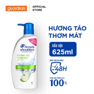 Dầu Gội Làm Sạch Gàu Hương Táo Thơm Mát Anti-Dandruff Apple Fresh Head & Shoulders 625ml