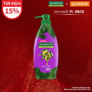 Dầu Gội Kèm Dầu Xả 2 Trong 1 Suôn Mượt Óng Ả Palmolive Từ Keratin Và Dầu Olive 600ml