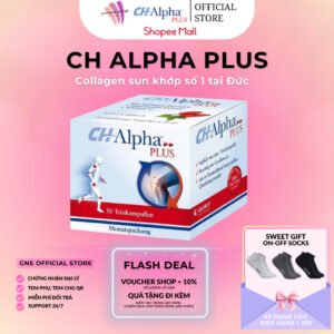 CH Alpha PLUS Collagen sụn khớp hỗ trợ bôi trơn cung cấp dinh dưỡng cho khớp hàng đầu Đức dạng nước