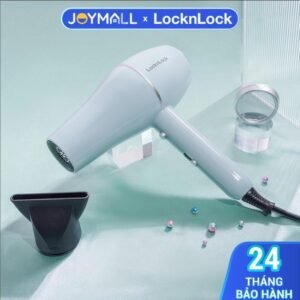 Máy Sấy Tóc LocknLock Hair Dryer ENA144LBLU 1600 -1900W, Hàng Chính Hãng, 3 Chế Độ Sấy - JoyMall