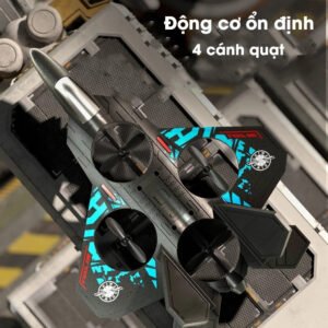 Máy Bay Điều Khiển Từ Xa 4 Cánh Đồ Chơi，Máy bay chiến đấu điều khiển từ xa, Có đèn led vào ban đêm Not Available chính hãng SKU 47853019138