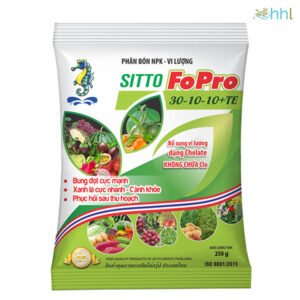 Phân bón lá NPK hòa tan Sitto FoPro 30-10-10+TE gói 500g chính hãng SKU 3348220463
