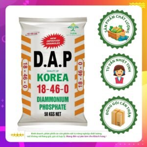 Phân bón DAP cao cấp 18 46 0 Nguyễn Phan dễ tan DAP dùng bón lót,bón thúc giúp cây đâm chòi mạnh, ra rễ khỏe (1KG) chính hãng SKU 26004731420