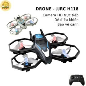 Drone Mini JJRC H118, Máy bay đồ chơi điều khiển từ xa ổn định, an toàn, kích thước gọn, đèn Led nhiều màu - Sunny Kids SUNNY KIDS chính hãng SKU 27558858970